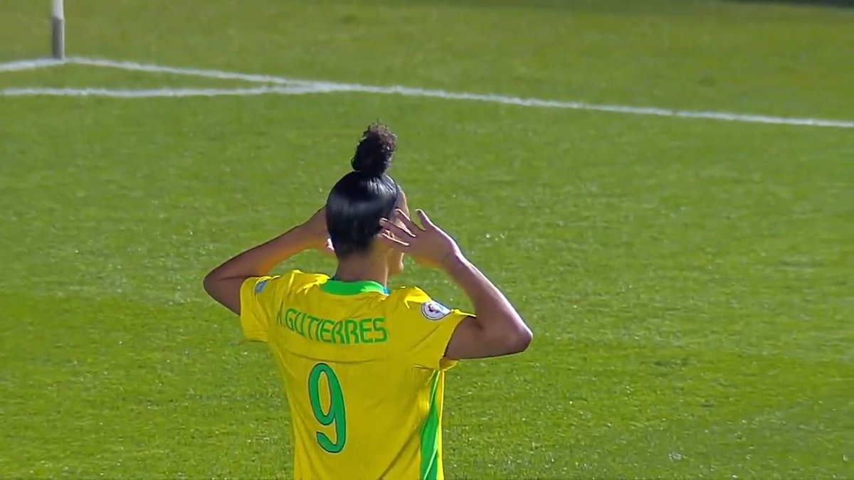 Amanda Gutierres extends the Brazil lead to THREE 🇧🇷