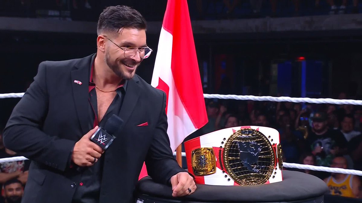 Ladies and gentlemen, the "new" NXT North American Championship, as designed by Ethan Page... 😅 🇨🇦 “All Ego” Ethan Page