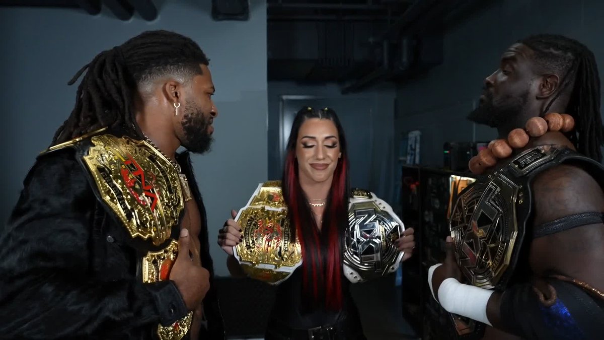 Watch out Trick Williams and Oba Femi wwe, the Champ Champ is coming through 👀 Jacy Jayne