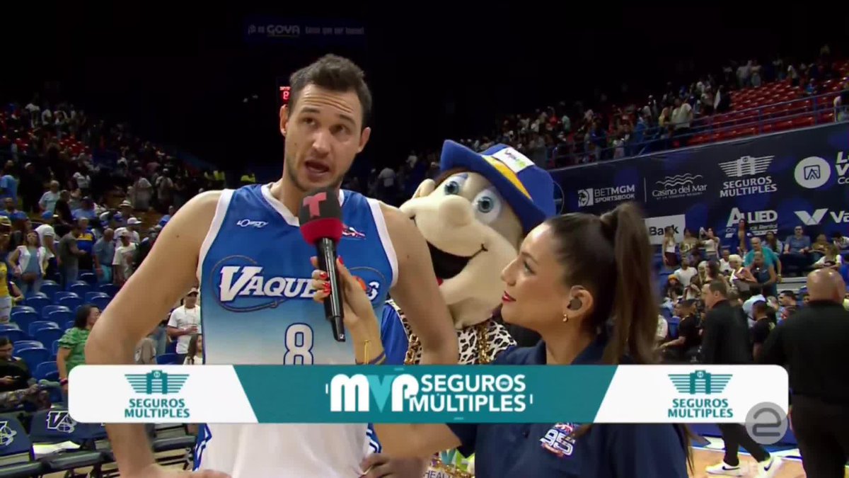 "Es muy importante para nosotros ganar en el Rancho. El Rancho se respeta." - Danilo Gallinari es el MVP @segurosmultiplespr con 32 puntos y 9 rebotes #LaMásDura