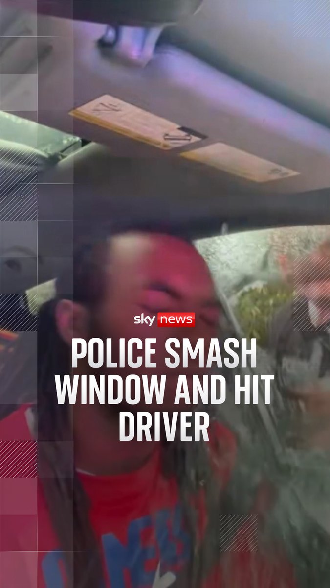 Police smashed a car window and hit a 22-year-old man during a traffic stop for "not having lights on". William McNeil Jr was found in possession of drugs during an arrest which turned violent. 📺 Sky 501, Virgin 602, Freeview 233 and YouTube
