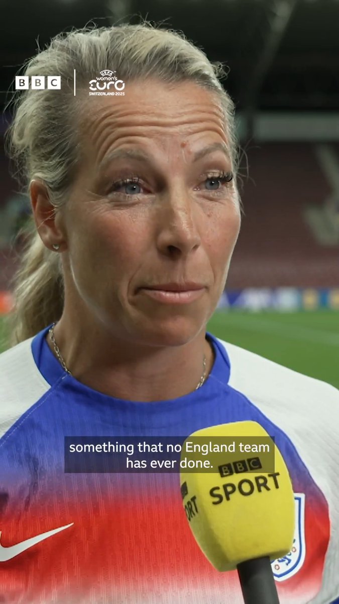 Rachel Brown-Finnis says England "won't be afraid" of facing either Germany or Spain in the #WEuro2025 final 🆚😤
