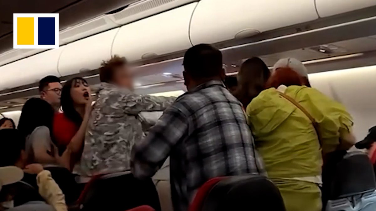 Five Chinese passengers were involved in a dispute over noise on a flight from Kuala Lumpur, Malaysia, to Chengdu on Monday.
