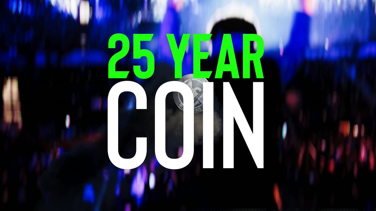 For 25 years, we've built a legacy together - shaping unforgettable moments whether you stood in the crowd, battled on stage, or cheered from afar. Introducing the ESL 25th Anniversary Coin. Limited to 500 units.
