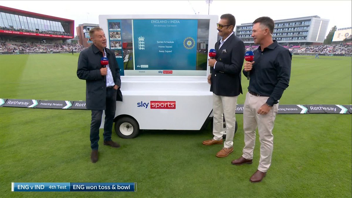 Welcome back to England, Ricky Ponting 👋