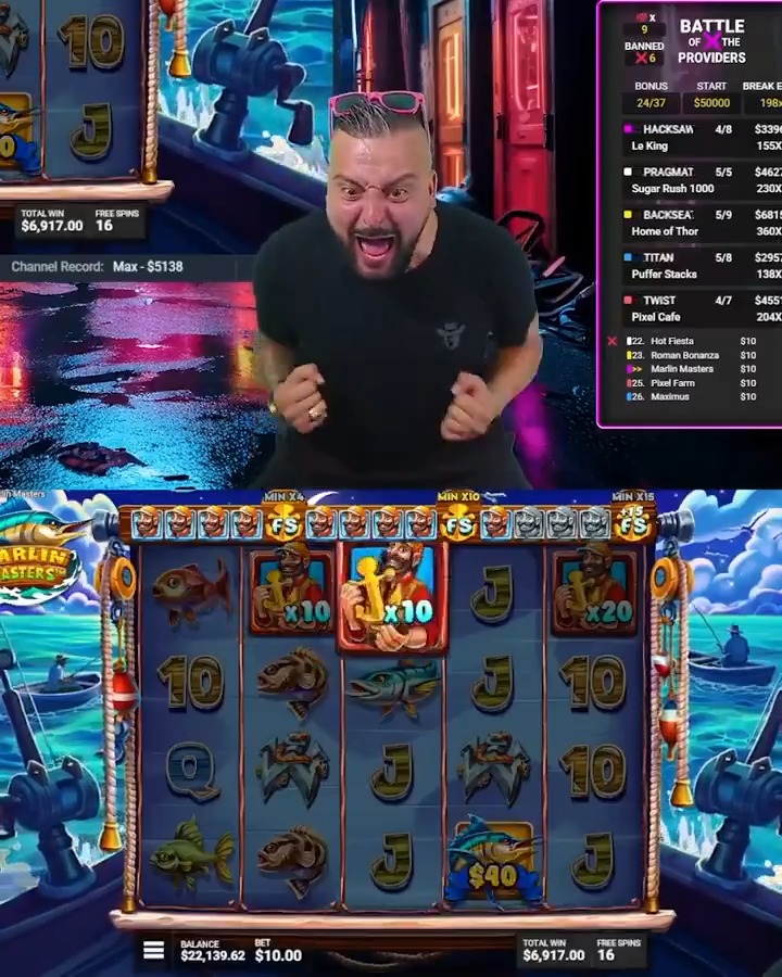 The most SHOCKING win that we’ve ever seen on this fishing slot! 🤯 🎣 💰