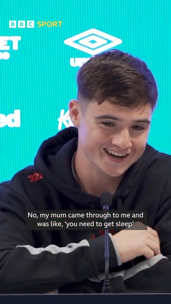 🗣️ 'My mum was like you need to get to sleep' 🤣 18-year-old Findlay Curtis on being selected for Rangers against Panathinaikos, the moment he scored the crucial opener and his family's tearful reaction 🥹⚽️ #BBCFootball