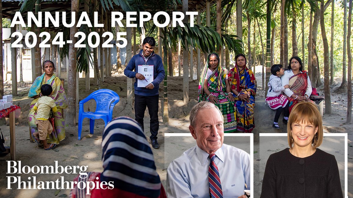 Building partnerships. Following the data. Leading the way. Our latest Bloomberg Philanthropies Annual Report covers our approach to tackling the world’s toughest problems – and the progress we’ve made around the world.