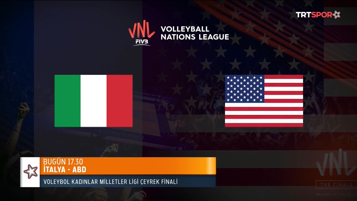 🏆 2025 Kadınlar VNL'de çeyrek final müsabakalarının heyecanı TRT Spor Yıldız'da yaşanacak. 📆Bugün, 🕠 17.30 🇮🇹İtalya 🆚 ABD🇺🇸 📆Bugün, 🕘 21.00 🇵🇱Polonya 🆚 Çin🇨🇳