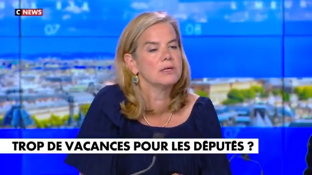 📺 « Le problème n’est pas que les députés aient des vacances : c’est qu’ils ne servent à rien. Ce sont les juges qui décident tout ! » Gabrielle Cluzel sur #HDProsEté (CNEWS)