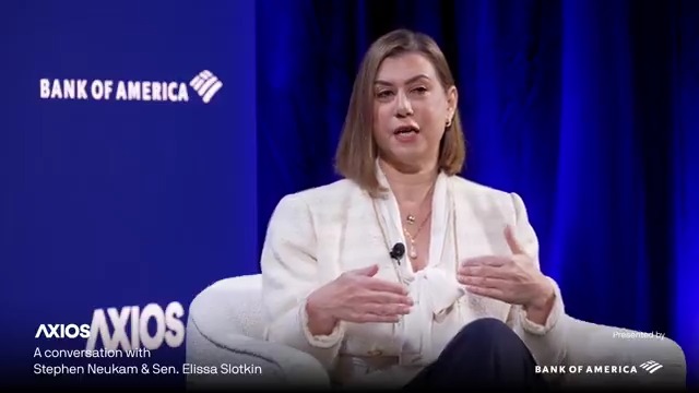 .Sen. Elissa Slotkin says Mamdani's victory in New York is a message that "cost of living and the economy is the driving issue for the average person, it's just not always driving the conversation among political elites." #AxiosLive
