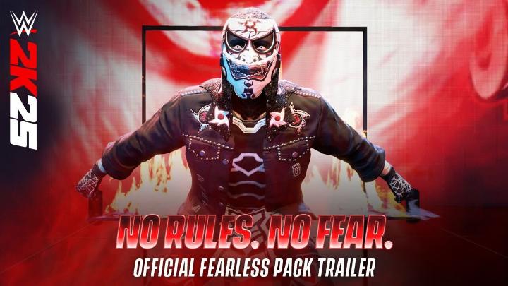 No rules. No fear. The Fearless Pack is available today featuring New Jack, Jordynne Grace, Penta, Bull Nakano, and Prime Bottle (featuring KSI). #WWE2K25
