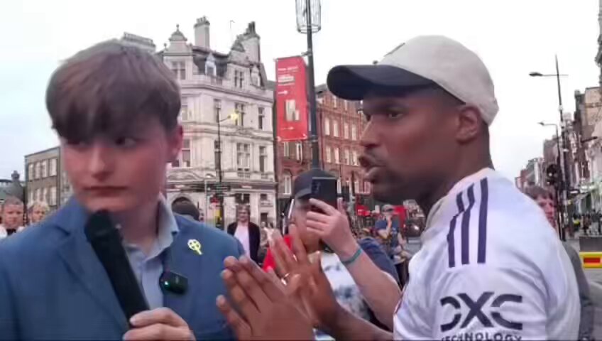 Do the Left feel proud physically assaulting a 17-year-old boy? This young man speaks more eloquently than ANY of the left. This is why they turn to physical violence.