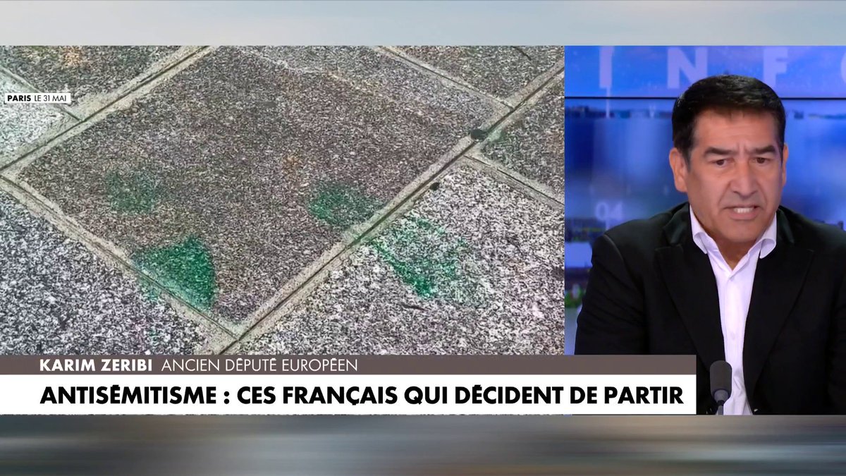 Karim Zeribi : «Ça fait mal d'entendre ce témoignage parce que ça démontre que notre pays est très facturé. Nous manquons de cohésion nationale. L'antisémitisme n'est pas une opinion, c'est un délit. On a le sentiment que notre pays a du mal à vivre ensemble.» #180minutesInfo