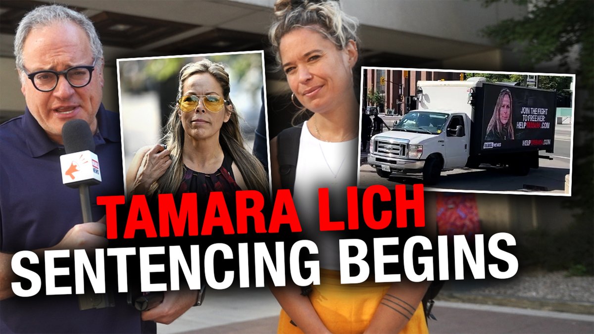 BREAKING: I’m in Ottawa with Alexandra Lavoie Guillaume Roy and our beautiful billboard truck. We’re covering the sentencing hearing of Tamara Lich &amp; Chris Barber for leading the peaceful trucker convoy. It’s a political vendetta more than a prosecution.