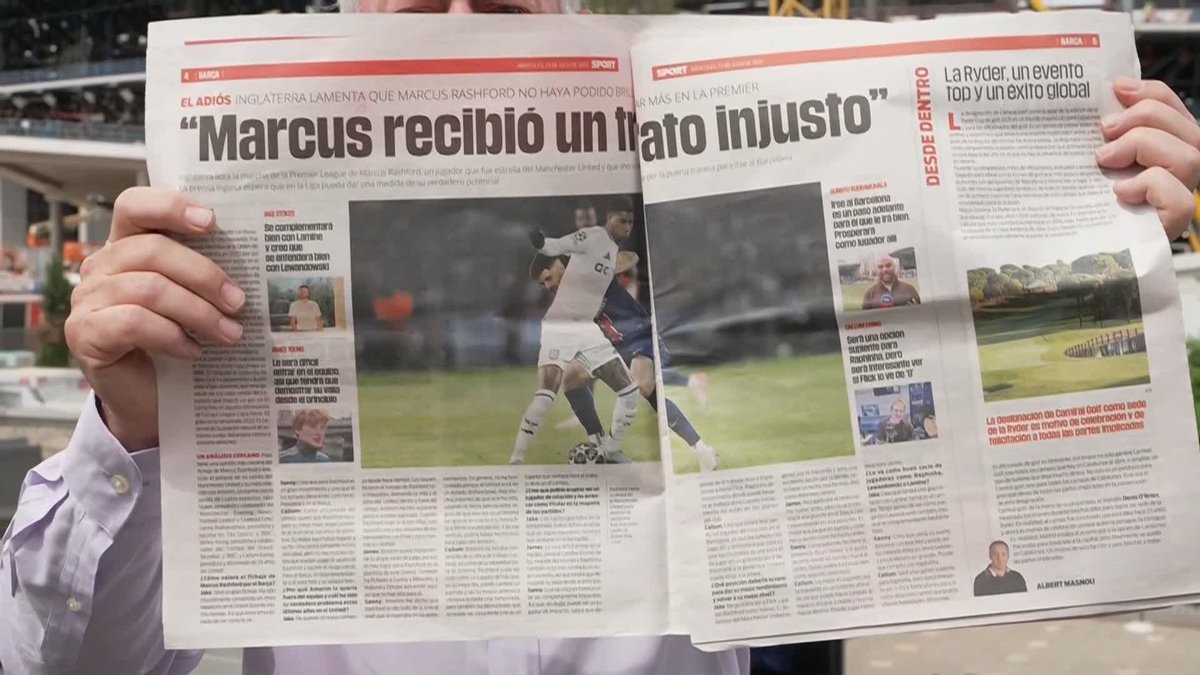 🗣️ 'The overall opinion is it could well turn out to be a good thing' Gary Cotterill reports from Barcelona ahead of the expected unveiling of Marcus Rashford 🔴