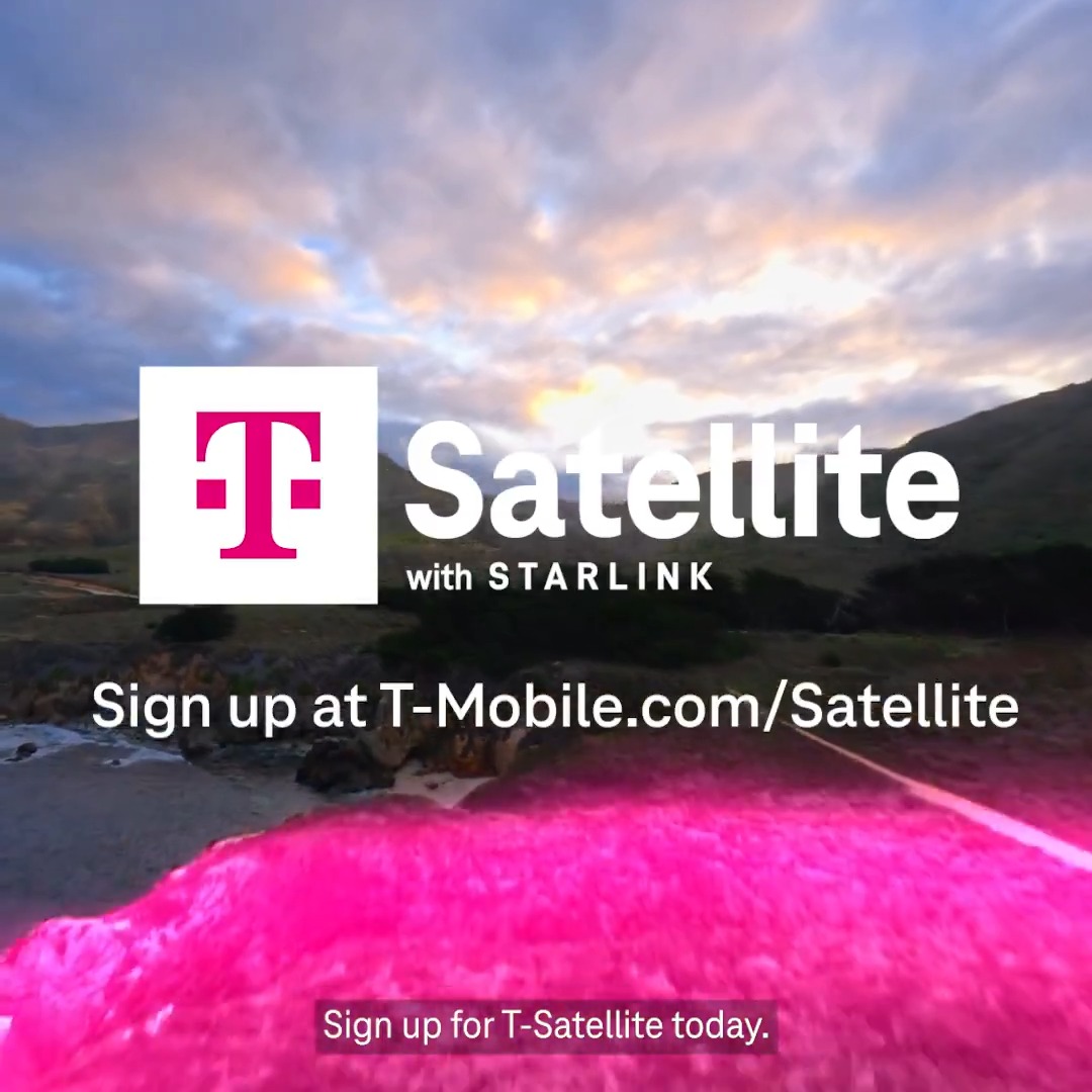Today marks a huge step in T-Mobile’s mission to end dead zones. T-Satellite is officially out of beta and available to anyone who wants it — including Verizon and AT&T customers! With 650+ satellites in orbit, the largest satellite-to-mobile constellation on the planet aims to connect you almost anywhere you can see the sky. It's already helping save lives during disasters and providing an extra level of safety for those who love to explore the great outdoors. And we’re just getting started! #WeWontStop
