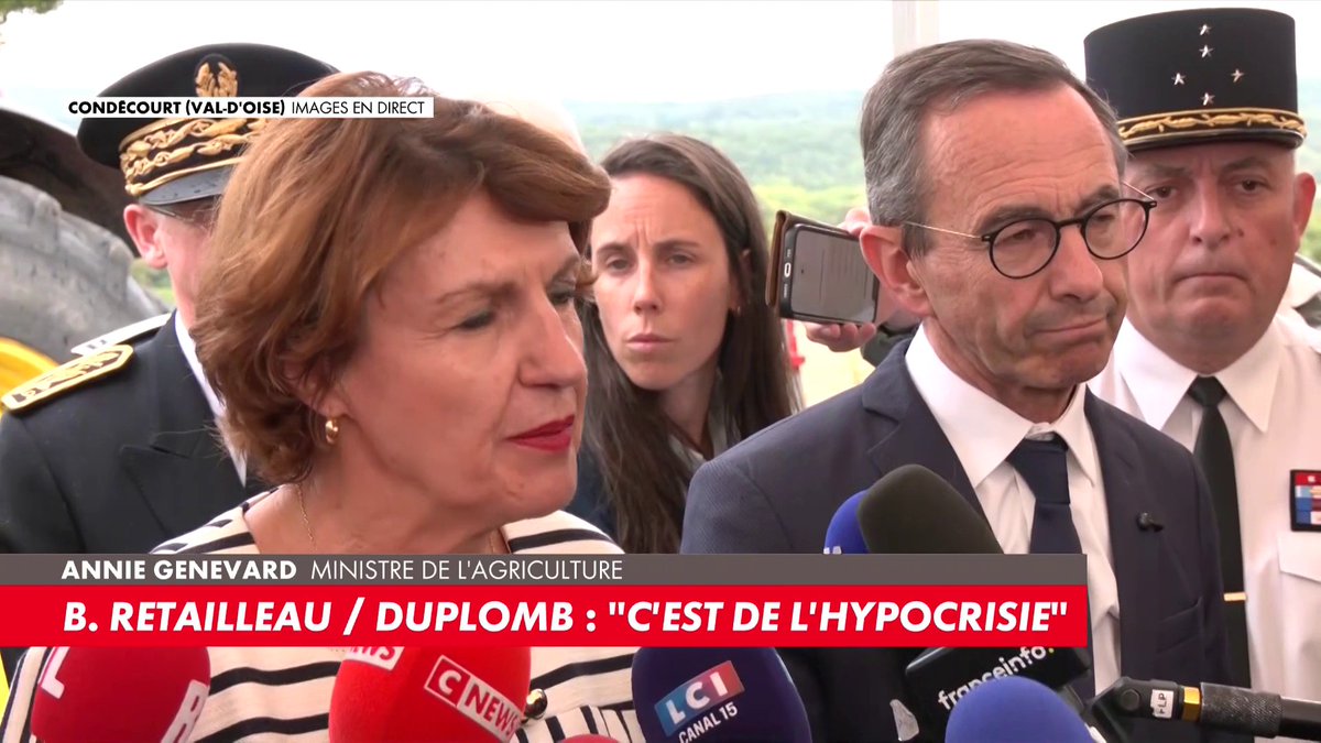 Annie Genevard : «L'agriculture française est l'agriculture la plus vertueuse au monde. Même avec ce texte de loi (Duplomb), nous avons le système le plus rigoureux, le plus encadré. Sur plus de 98% du territoire agricole, cette molécule ne sera pas utilisée.» #180minutesInfo