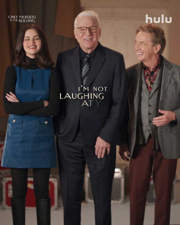 Season 5 of #OnlyMurdersInTheBuilding premieres September 9 on Hulu and with #HuluOnDisneyPlus. Drop a ⛲️ if you can't wait!