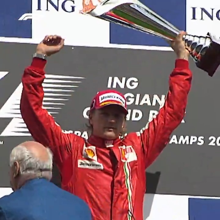 There were five Belgian Grands Prix between 2004-2009. Kimi Raikkonen won four of them 🥶 The modern-day master of Spa! #F1 #BelgianGP