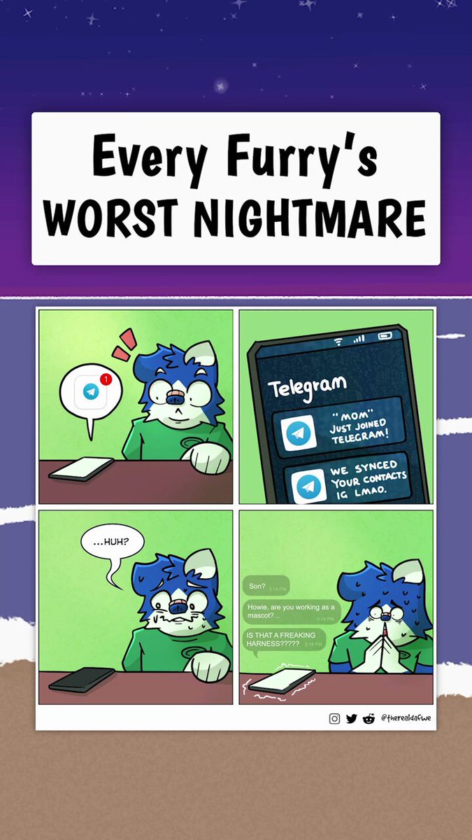 Every Furry's WORST Nightmare... 🎨: ✨Howie the Collie #furries #furrymeme #telegram