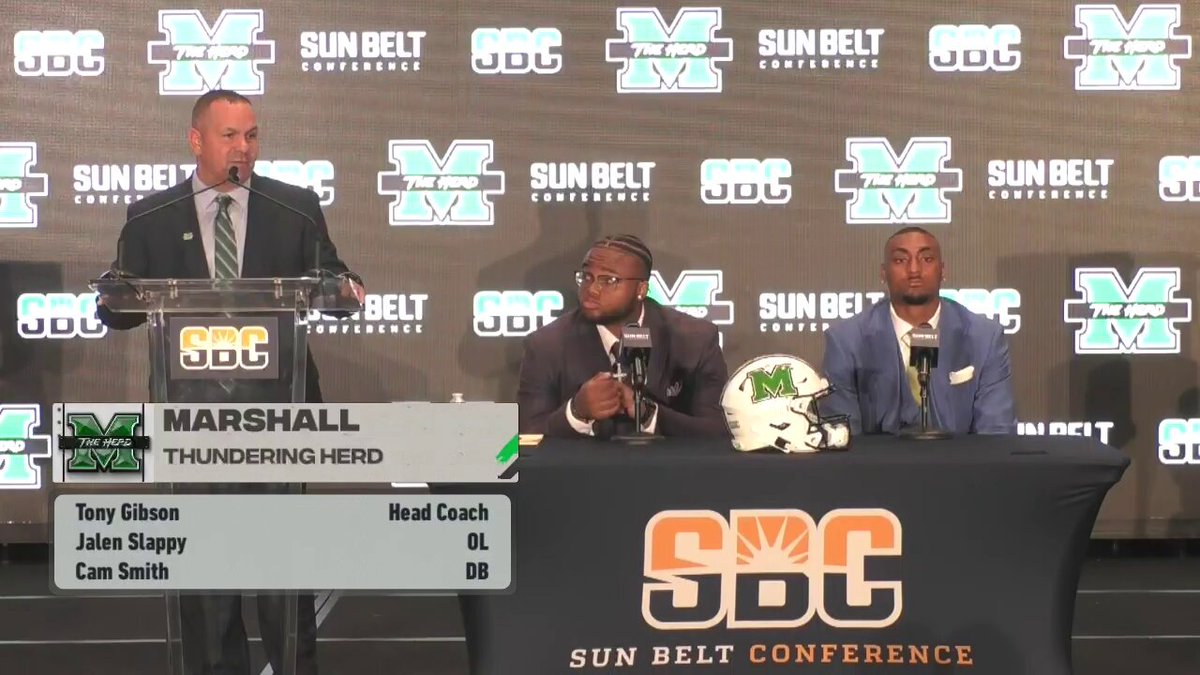 𝗣𝗛𝗬𝗦𝗜𝗖𝗔𝗟 𝗙𝗢𝗢𝗧𝗕𝗔𝗟𝗟. Marshall Football first-year head coach Tony Gibson knows what the identity of his team will be and who the right players are for his program. Sun Belt Football ☀️🏈