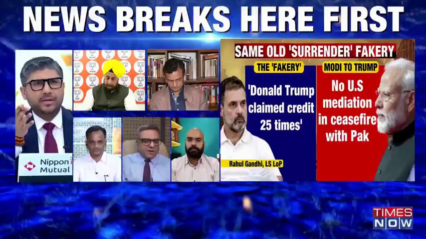 Why is Rahul Gandhi speaking the language of Pakistan? Because he knows: the success of Operation Sindoor has exposed Congress' mishandling and incompetence in defense, trade, and foreign policy when dealing with India's enemies. Guilt has manifested as hatred. My views: