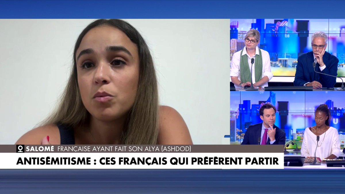 Le témoignage de Salomé, qui a fait son alya : «l'hypercacher a été un électrochoc. C'était le magasin où je faisais mes courses. C'était un climat pas rassurant. Aujourd'hui, je suis très heureuse de ce choix. Les peu de fois où je vais en France, honnêtement, j'ai peur.» #Punchline