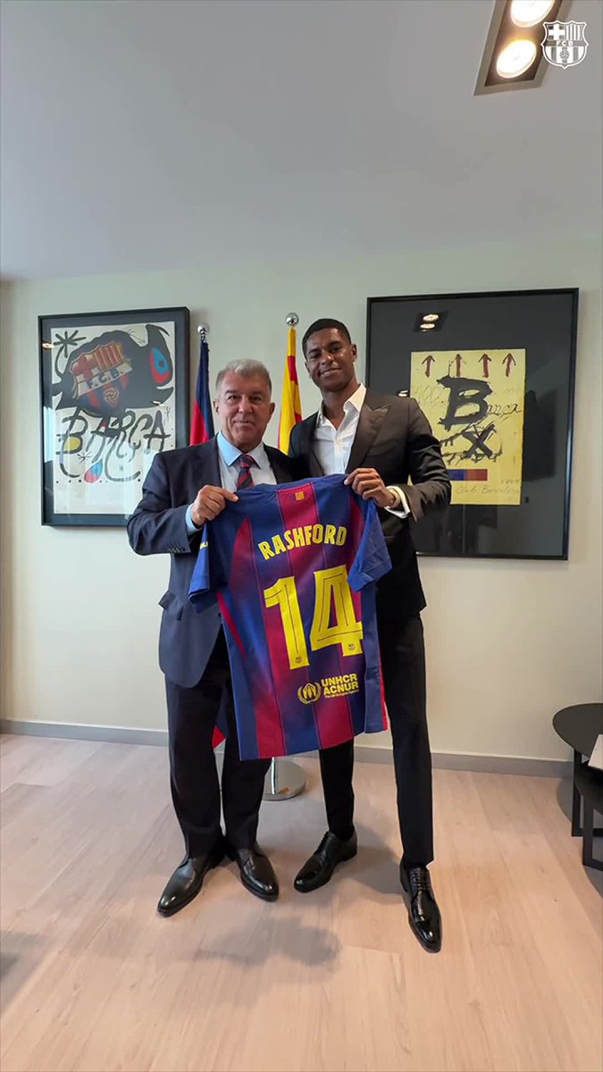 Our new number 14: Marcus Rashford 💙❤️