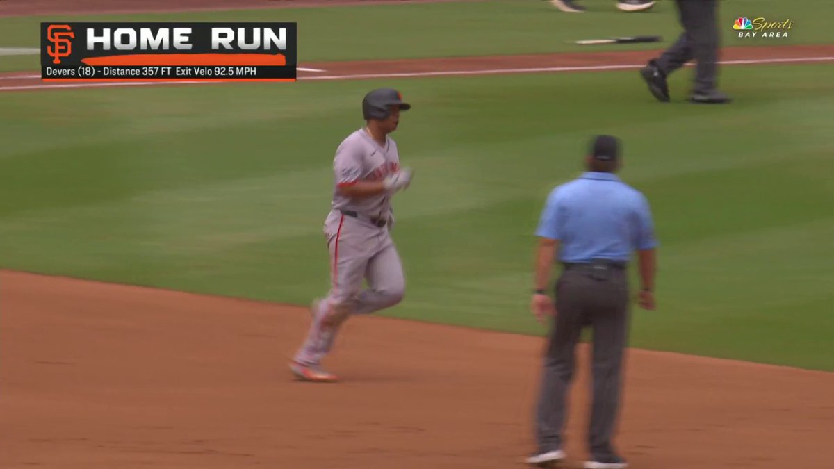 Rafael Devers goes well below the zone to hit his 18th homer of the season