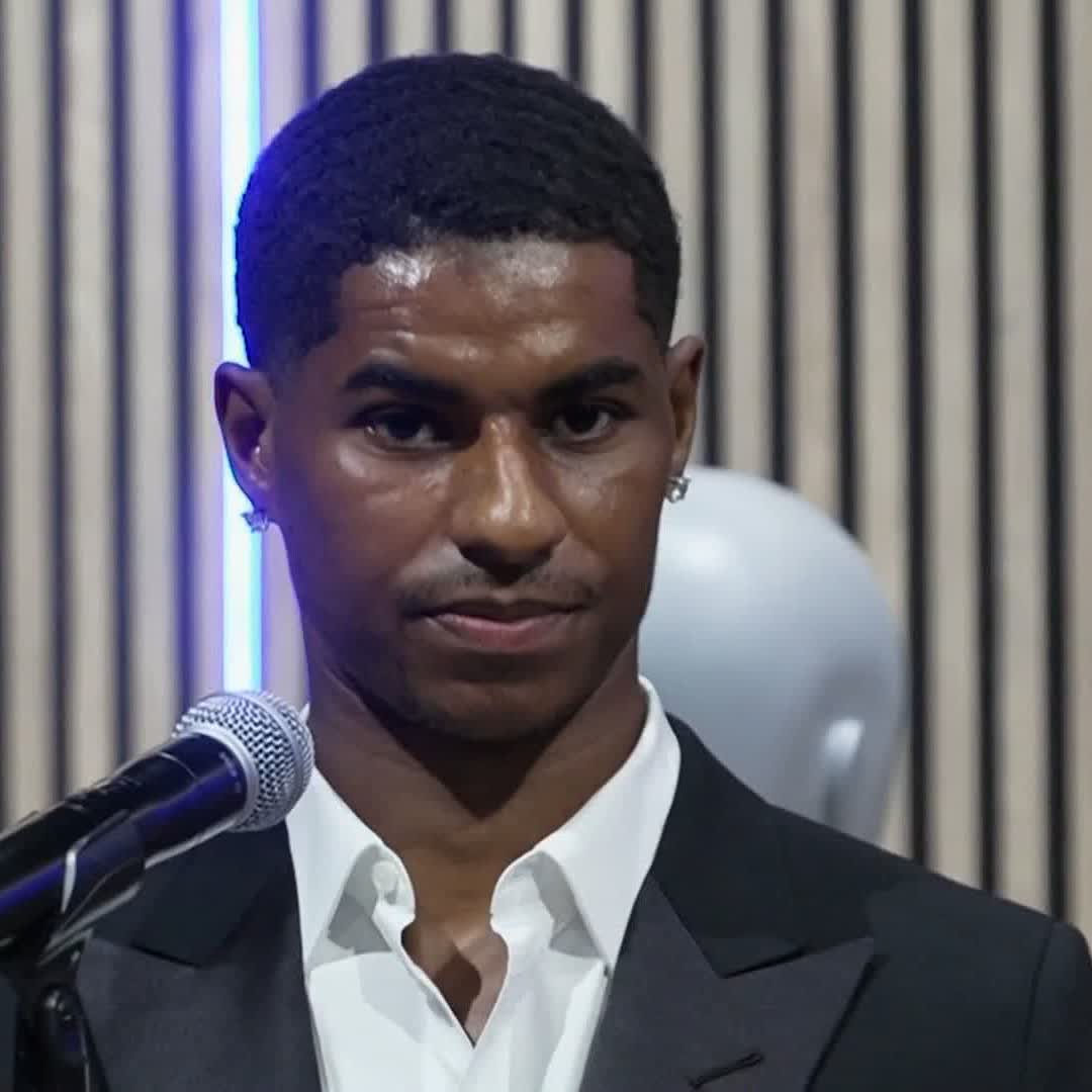 🗣️ "He's a very special talent" Marcus Rashford says his new teammate Lamine Yamal is one of the leading players in the world, if not the best 🎙️