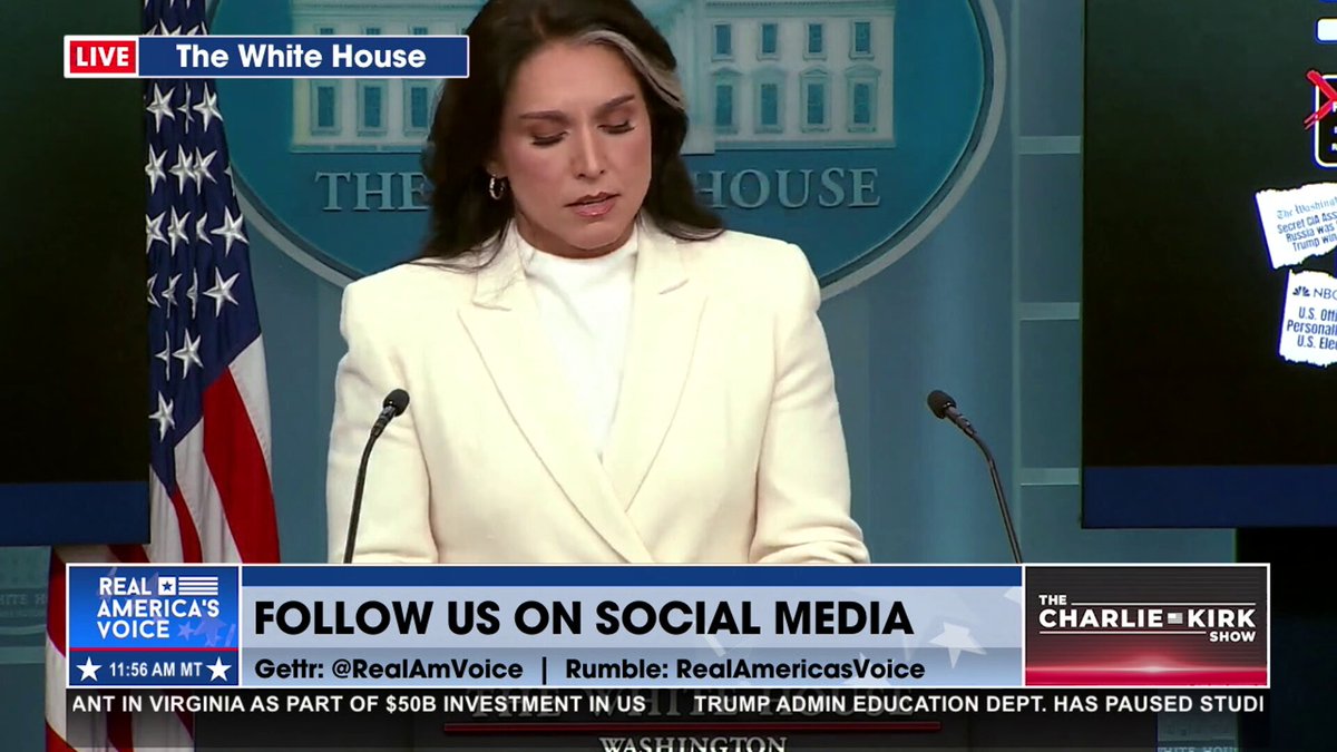 STUNNING REVELATIONS: "PRESIDENT OBAMA AND HIS NATL SECURITY TEAM DIRECTED THE CREATION OF AN INTEL COMMUNITY ASSESSMENT THAT THEY KNEW WAS FALSE" DNI Tulsi Gabbard Tulsi Gabbard 🌺