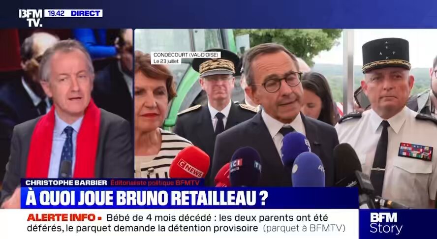 "Dire que le macronisme n’existe pas, comme le fait Bruno Retailleau est faux ! Cette idéologie est faite de réformisme, de politiques de l’offre et de vision européenne. De plus, Emmanuel Macron a prouvé que la gauche et la droite pouvaient s’additionner." Christophe Barbier
