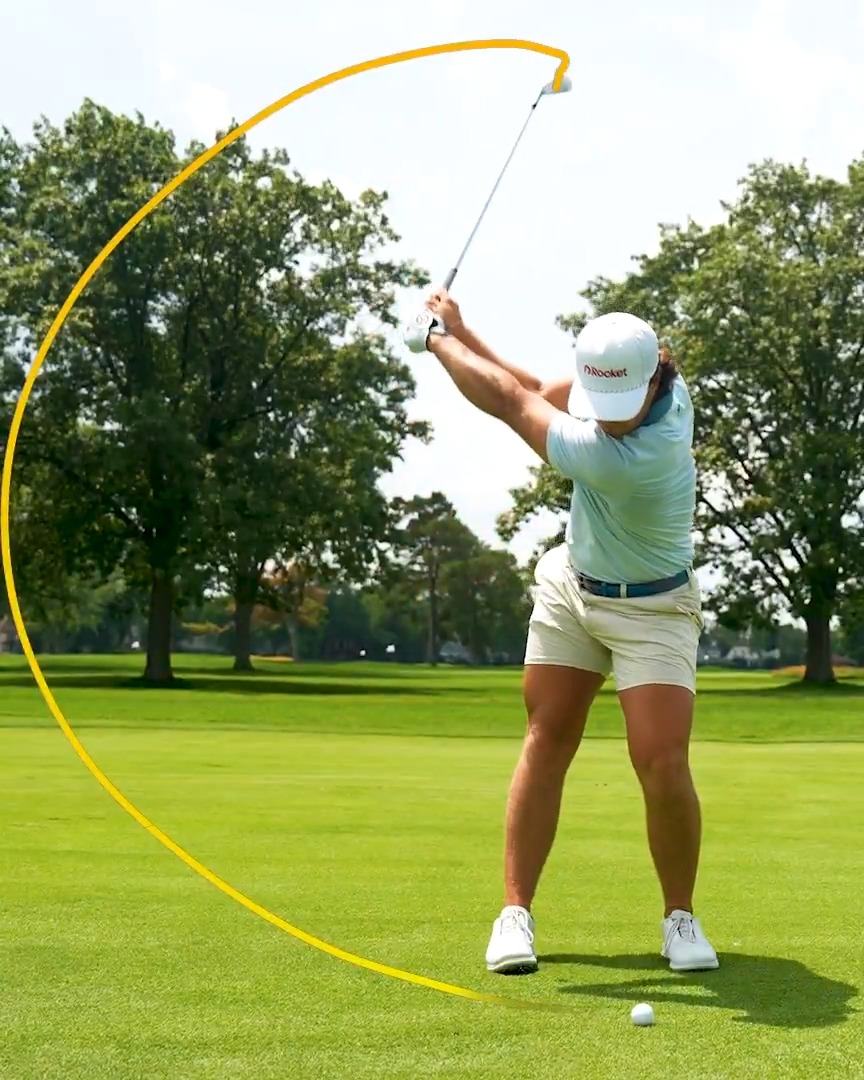 Breaking down LaSasso's swing 💪 Men's NCAA individual champion, Michael LaSasso, will be making his fifth TOUR start this week 3M Open.