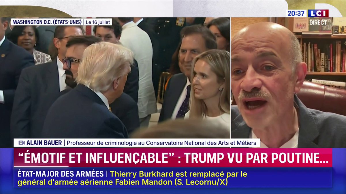 🗣️ "Tous les commentateurs, notamment occidentaux, qui nous ont fait en long en large et en travers de la psychologie de bazar sur Donald Trump se sont systématiquement trompés" déclare Alain Bauer