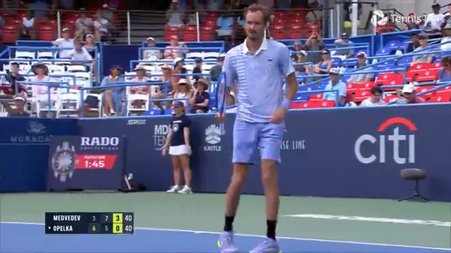 Clutch Daniil 🧙‍♂️ Sensational pass from Daniil Medvedev! Mubadala Citi DC Open | #MubadalaCitiDCOpen