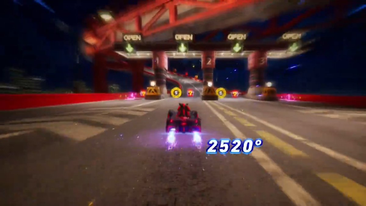 Radical Highway from Sonic Adventure 2 will be added as a Course in Sonic Racing: CrossWorlds! It faithfully recreates elements like the under-construction highway and the massive red bridge. 🌉 Take a nighttime drive across the skyline and feel the thrill!