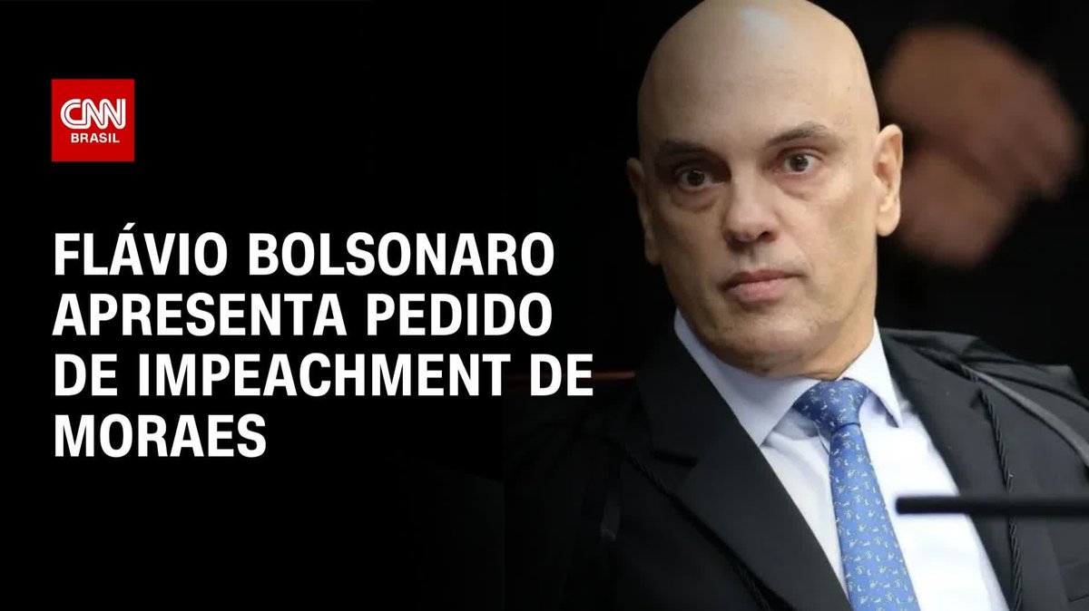 Flávio Bolsonaro apresenta pedido de impeachment de Moraes; assista #CNN360º