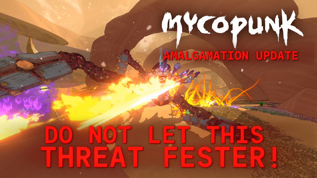 ๐จ MYCOPUNK UPDATE LIVE ๐จ The Amalgamation has been sighted throughout New Atlas and appears to be nearly unstoppable. Do not let this threat fester! ๐ซ all hazard crews must work together ๐พ target's health is shared across the community ๐ earn elite resources upon success