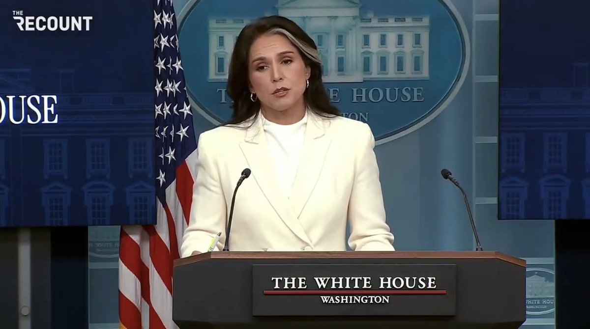 🚨 #BREAKINGNEWS Why is Tulsi Gabbard talking about information for the past 3 weeks when it wasnt even declassified for her viewing until this past Friday. She was unexpectedly shocked by this question. 🚨
