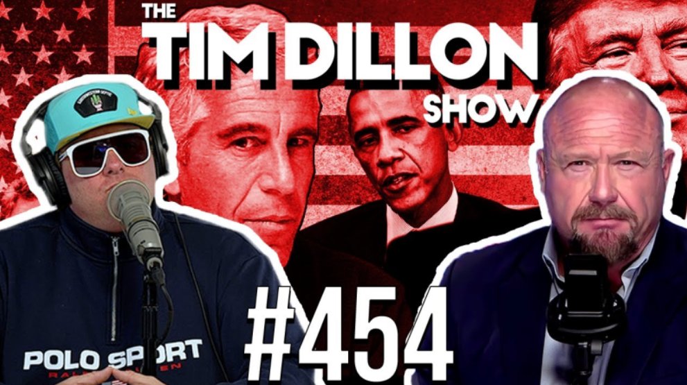 MUST-SEE PODCAST! Alex Jones Joins Top Comedian Tim Dillon To Talk Epstein, Big Tech’s Role In Trump Admin, Israel &amp; More!