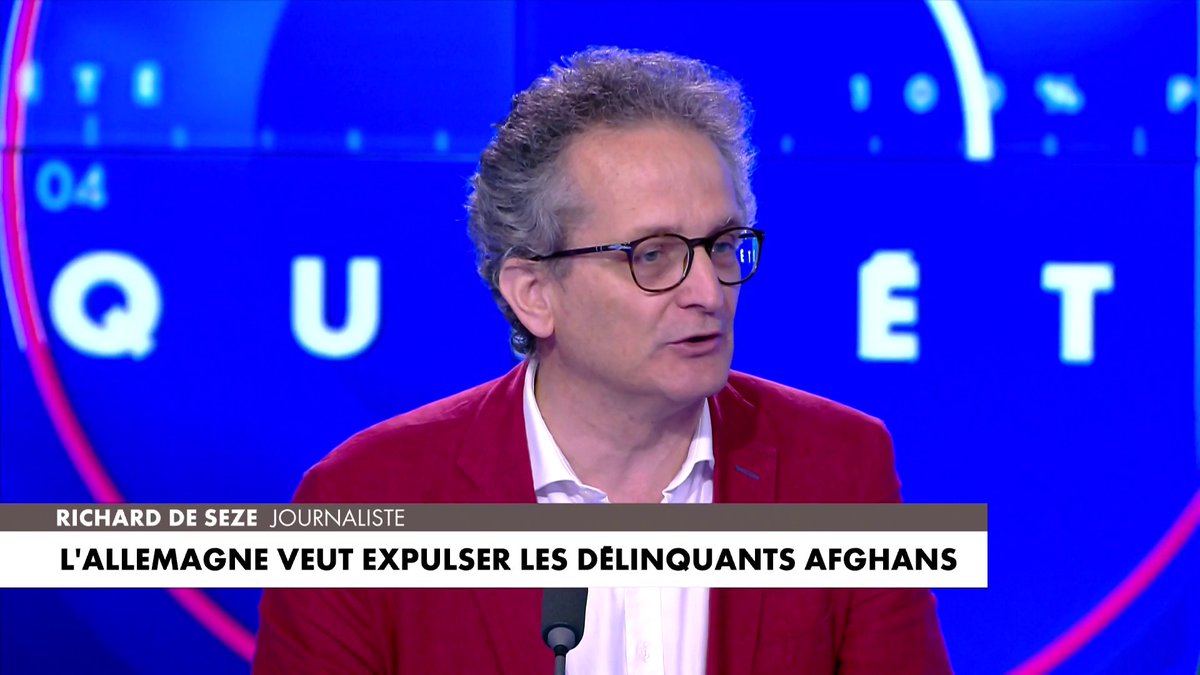 Richard de Seze : «C'est stupéfiant de voir que la sécurité des Français n'est pas un problème. 99% des Afghans sont pour l'application de la charia. On a fait débarquer en France 100.000 personnes qui pensent que la charia est un bon moyen.»