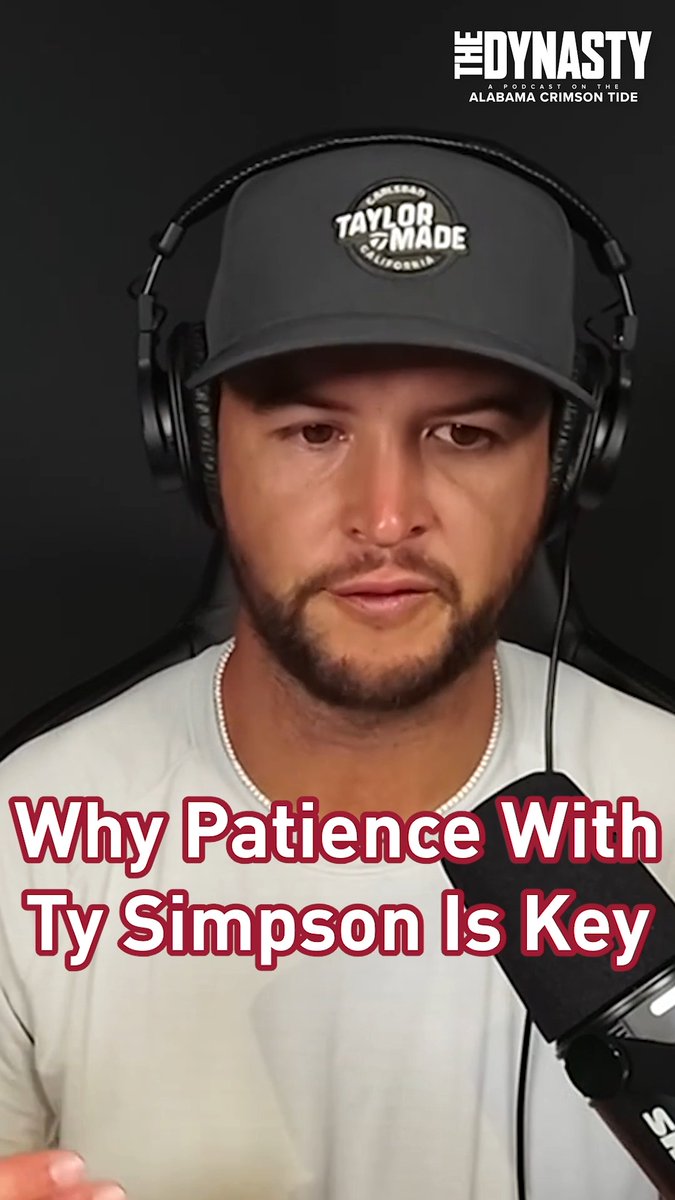 With Ty Simpson leading the QB competition heading into fall camp, AJ McCarron is urging Alabama fans to be patient with him if he wins the job. #RollTide