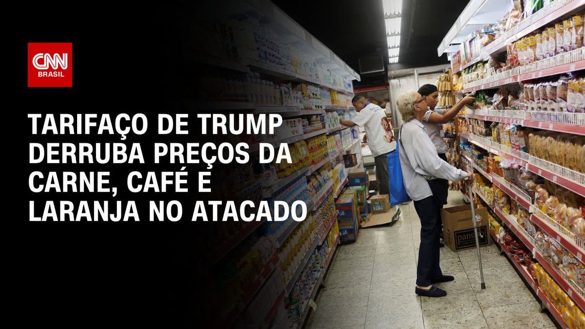 Tarifaço derruba preços no Brasil de suco de laranja, café e carne bovina.