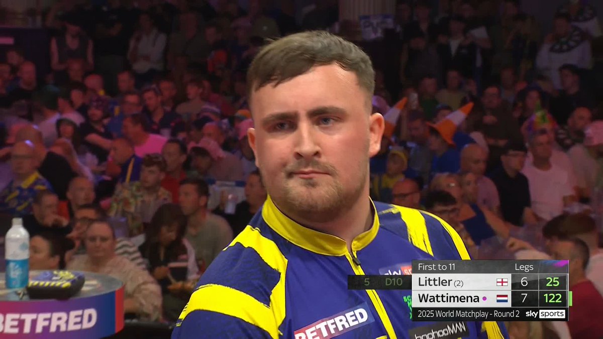 It’s not often you see Littler show that much emotion after winning a leg WOW! 😳