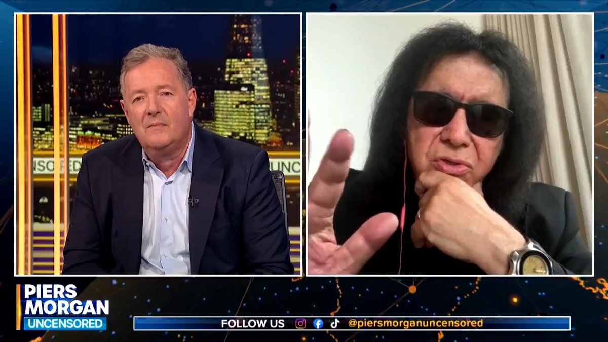 "I couldn't shine his shoes... there's art and then there's real people." Watch more of Gene Simmons' tribute to Ozzy Osbourne 👇 📺 Piers Morgan | Gene Simmons