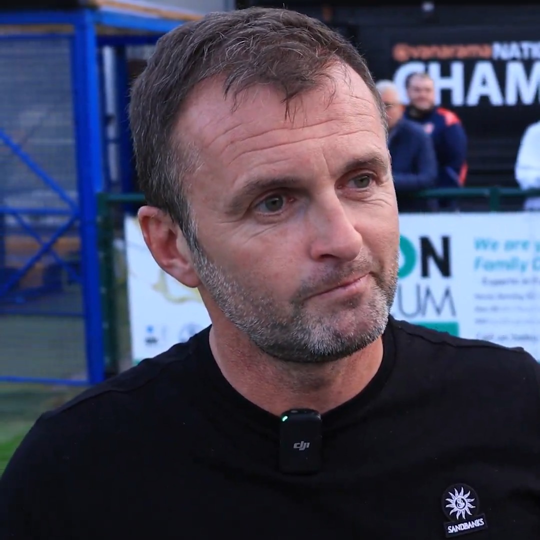 Hear from the gaffer following our victory at Grosvenor Vale 🗣️ #cafc