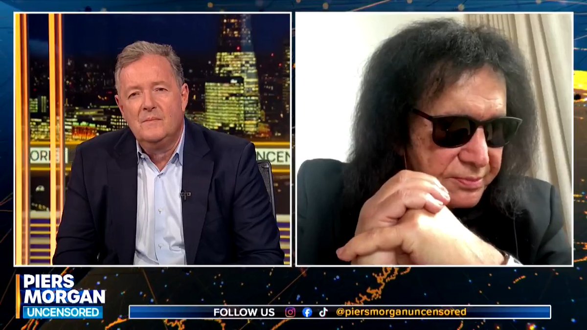 "Ozzy couldn't live without Sharon and Sharon couldn't live without Ozzy." Piers Morgan and Gene Simmons discuss the loss of Ozzy Osbourne: "It's just a terrible thing." 📺 Piers Morgan | Gene Simmons