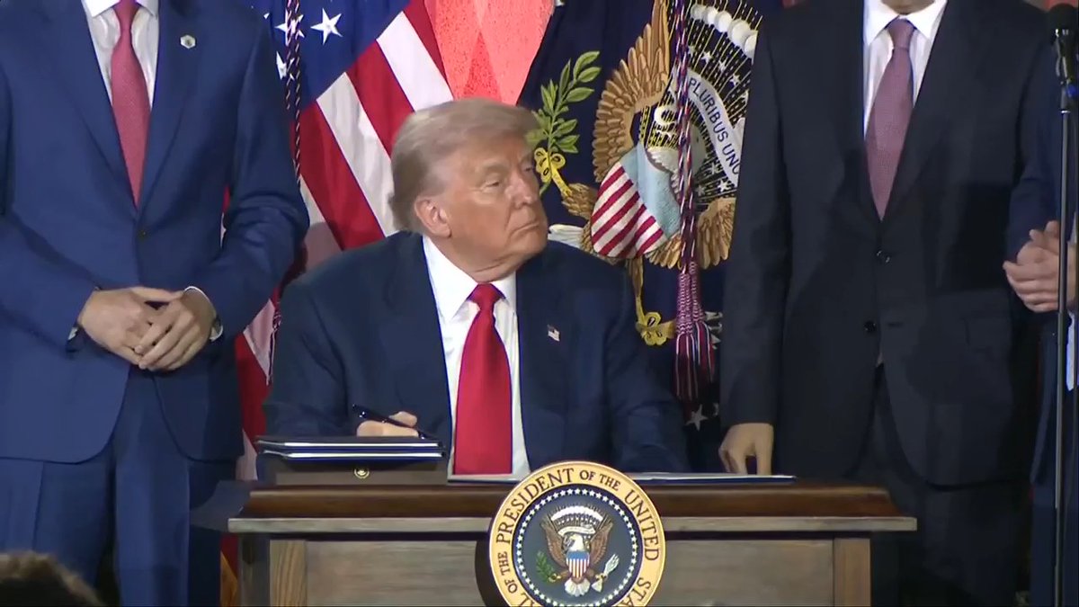 President Trump signs an executive order to ensure artificial intelligence promoted by the federal government remains free from woke ideology and maintains a fair balance with data.