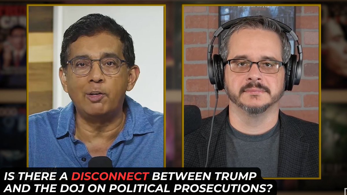 .@auronmacintyre examines whether there is a disconnect between Trump and the DOJ regarding political prosecutions